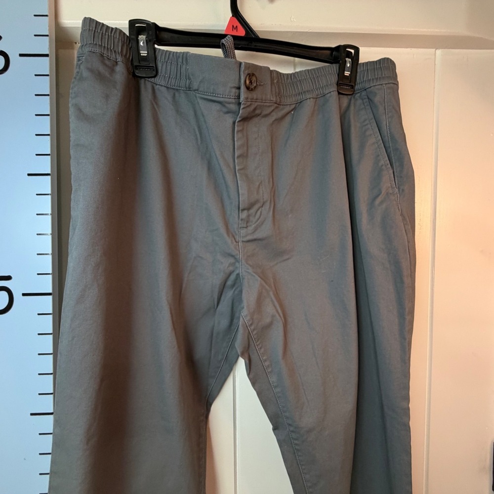 Goodfellow & Co Men's Large Gray Everyday Pants Elastic Drawstring Waist NWT - Picture 2 of 14